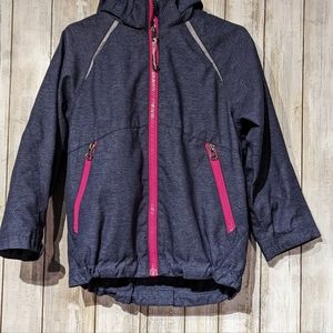H&M Sport girls size 3-4year hooded jacket.